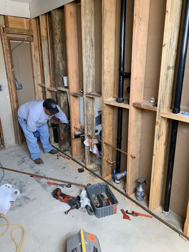 Commercial rough-in plumbing for Water Heater Replacement in Salt Springs Riverbend